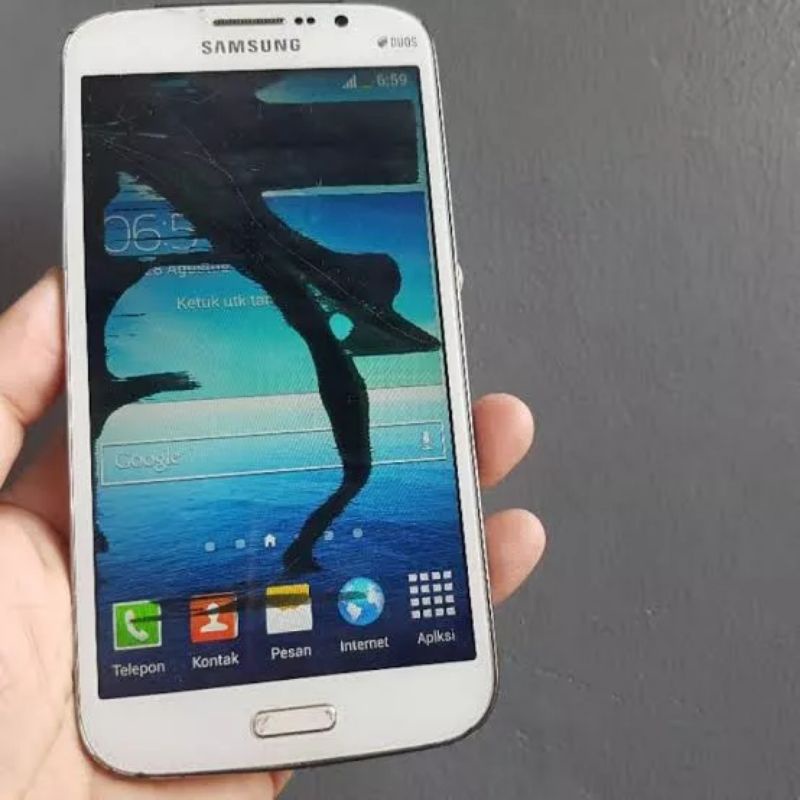 mesin hp Samsung galaxy Mega SM i9152 Minus LCD MESIN JAMIN NORMAL UDH TESTED