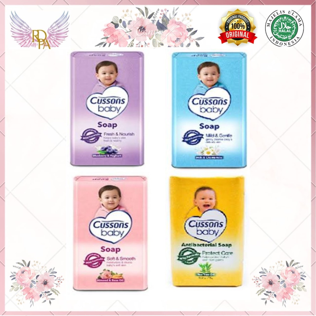 Sabun Bayi Cusson 75 gram. Sabun Batang Untuk Bayi.Cussons Baby Soap 75gr. Sabun Batang Bayi Cusson