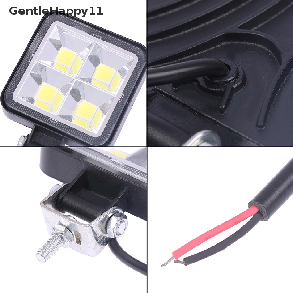 Gentlehappy Mini LED Flood Light Bar 12V 24V Lampu Kerja COB Fog Lamp Untuk Off Road 4x4 id Truk