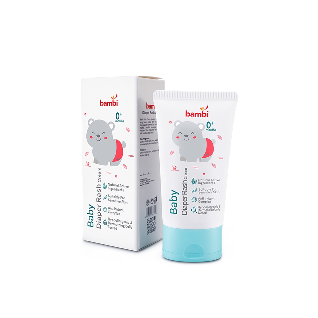 Jual Bambi Baby Diaper Rash Cream 50ml Krim Ruam Popok Pada Bayi