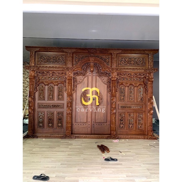 gebyok pintu gebyok kayu jati