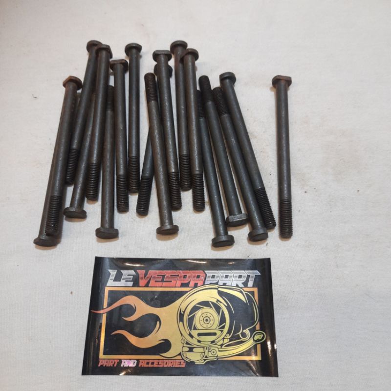 baud baut rengkes vespa baut mesin vespa panjang original nos