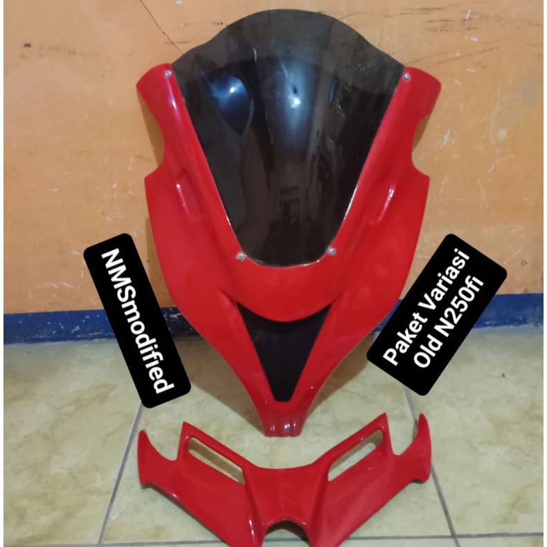 Tameng /Topeng Ninja 250 Fi Lama +Visornya