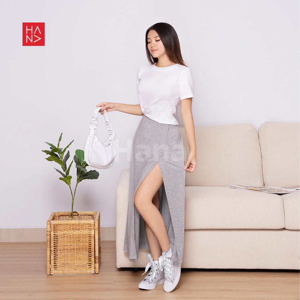 HanaFashion JKT - Daphne Twisty T-Shirt Kaos Polos Murah Wanita - TS003