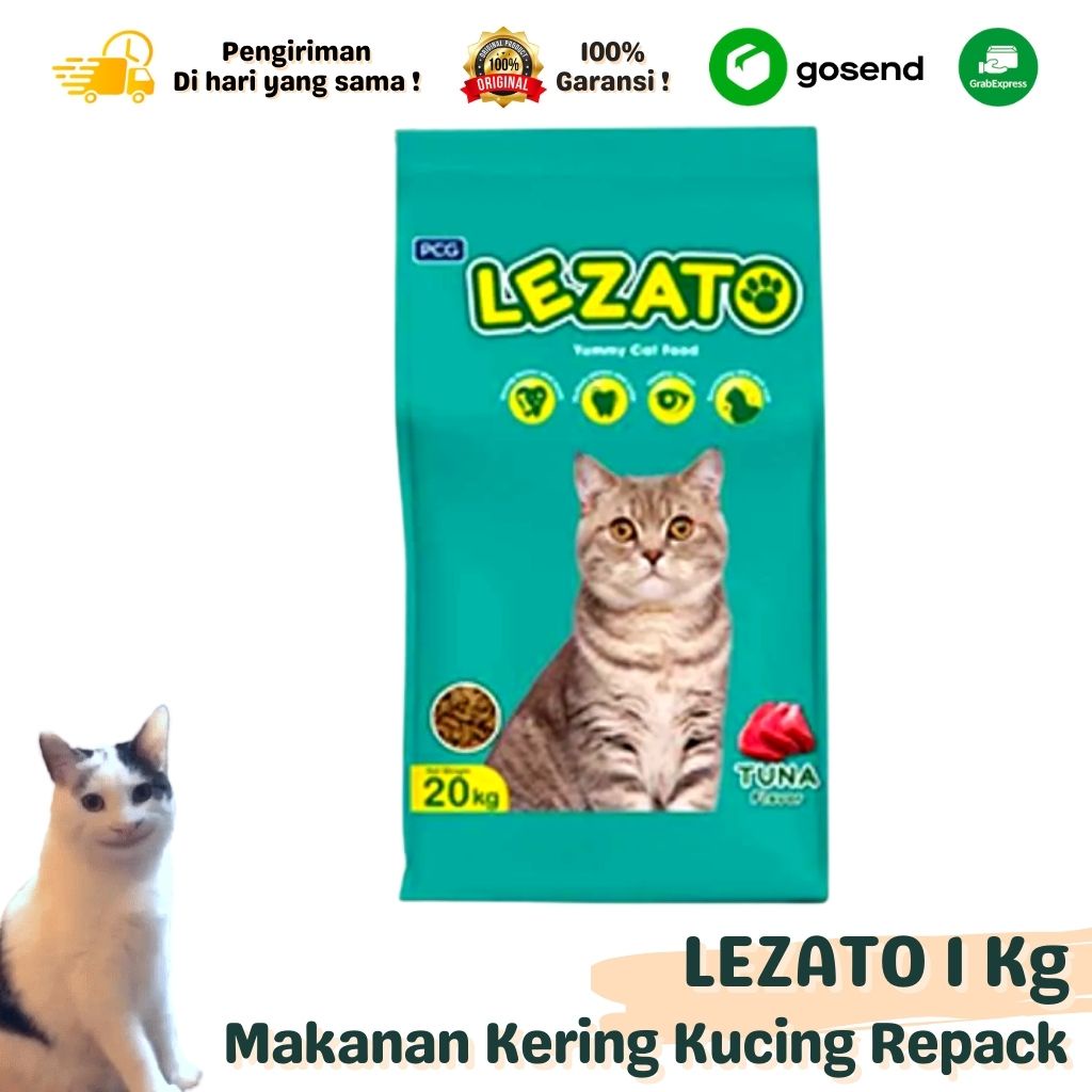 LEZATO MAKANAN KUCING PREMIUN 1KG