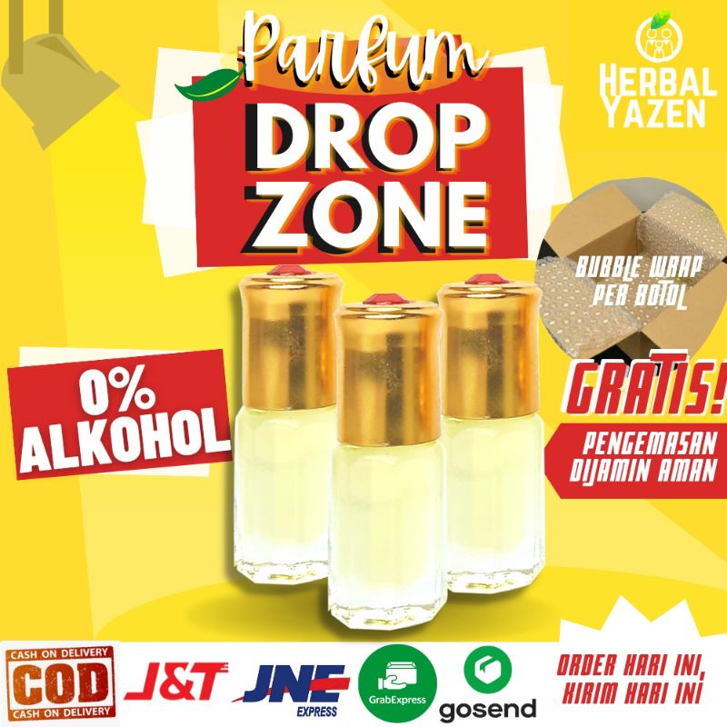 Jual Parfum Aroma DROP ZONE Original Non Alkohol 3ml 6ml 12ml Parfum
