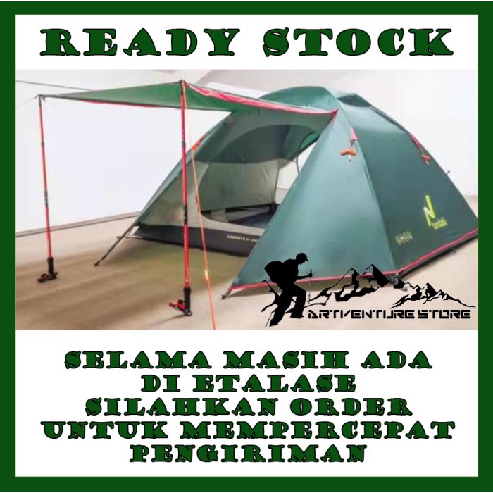 TENDA TENDAKI ARUNDAYA 4+AIR UNTUK 4-5 ORANG MIS GO GANTI NAMA TENDAKI