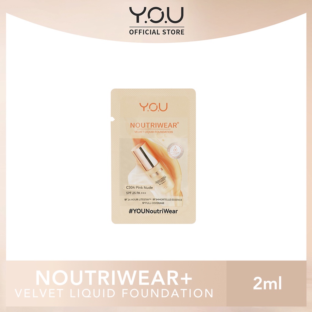 YOU 24H NoutriWear+ Velvet Liquid Foundation [SPF 25&amp; PA+++] -mini size 5  ml