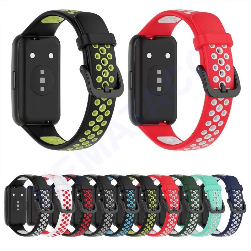 Strap Huawei Band 7 Tali Jam Sporty Sport Silicone Soft Silikon