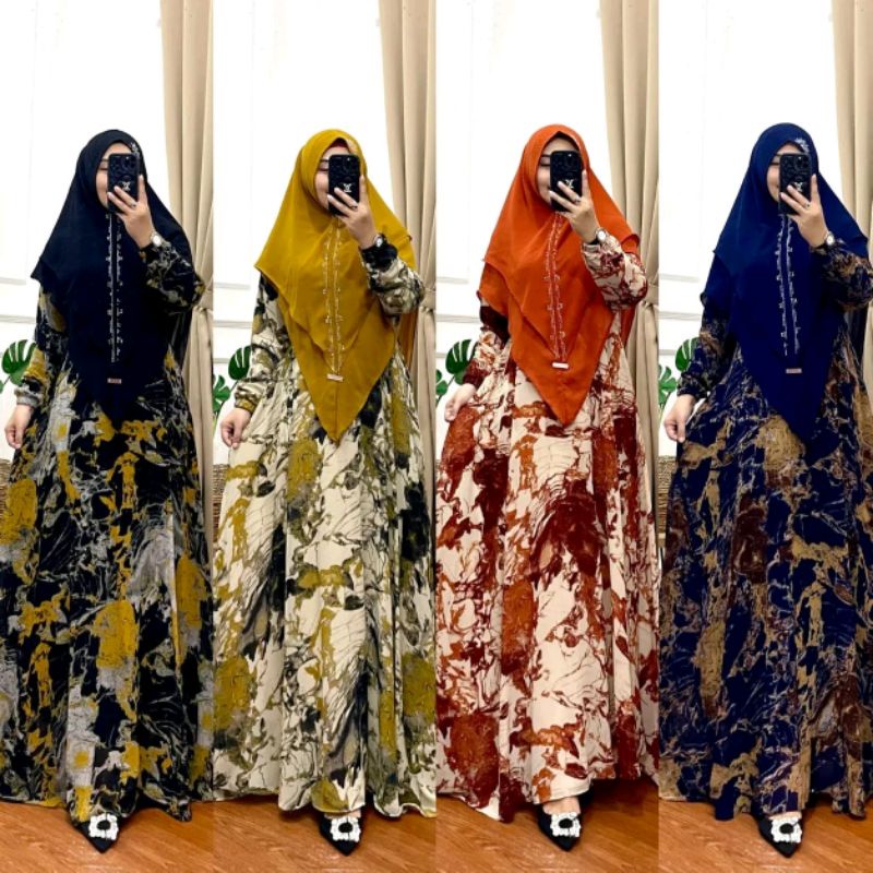 Maisya Syar'i set khimar dress gamis