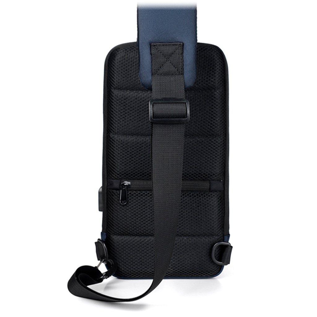 WEIXIER X308 Tas Selempang Bahu Pria USB Port Anti Maling WK-SBY