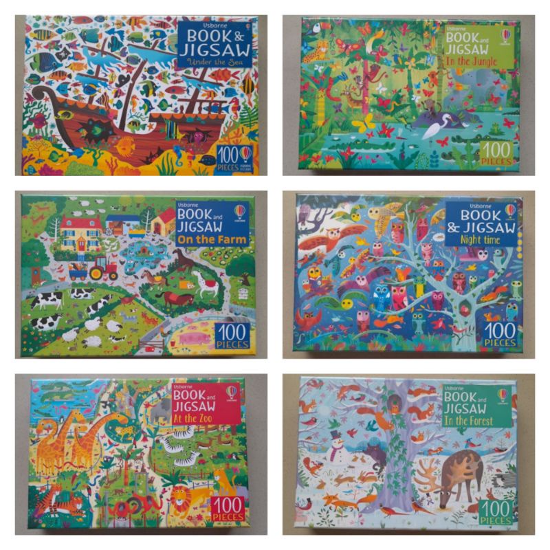 Usborne Book and Jigsaw 100pcs Ori UK
