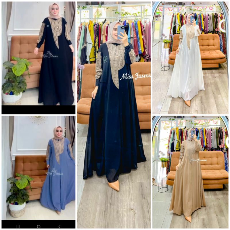 Miranda Dress jasmine//gamis miranda by miss jasmine