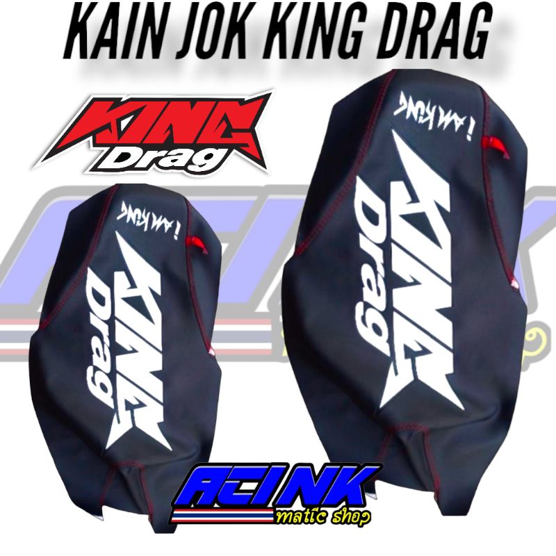 Kain jok king drag sarung jok king drag cover jok KINGBDRAK MALASYA universal semua motor pnp