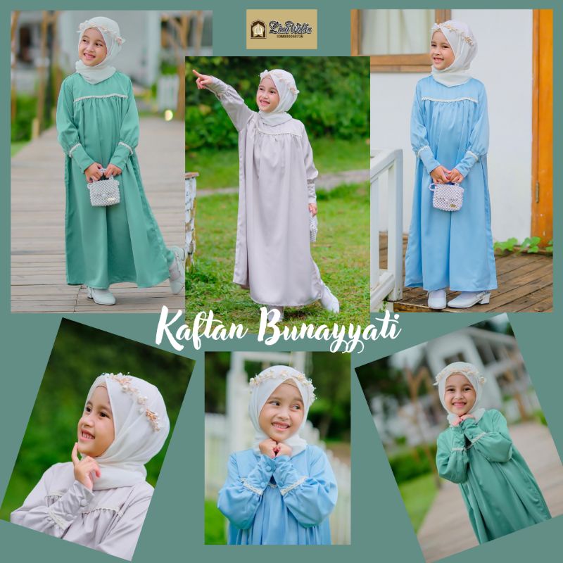 Terbaru Kaftan Anak baju anak muslimah baju muslimah anak baju lebaran anak gamis anak premium gamis