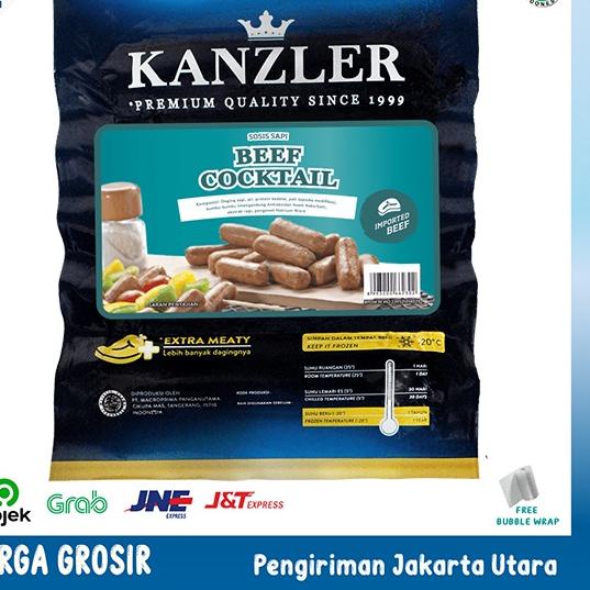 

Stok terbaru SOSIS KANZLER BEEF COCKTAIL 250 GRAM & 500 GRAM !!!