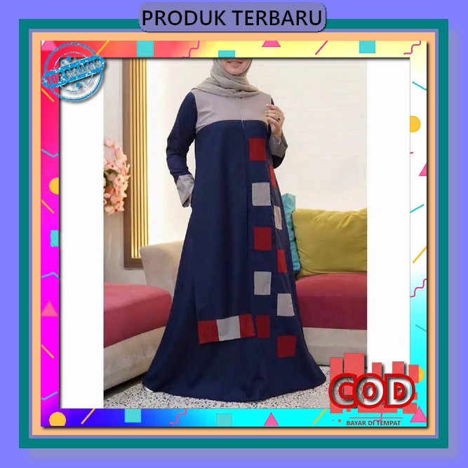 Gamis Panjang Masa Kini Dress Premium Cewek Dress Panjang Mewah Gamis Pengajian Meymona Gamis Panjan