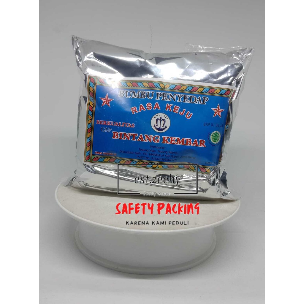 

Bumbu Penyedap Rasa Keju Bintang Kembar Kemasan 1 Kg
