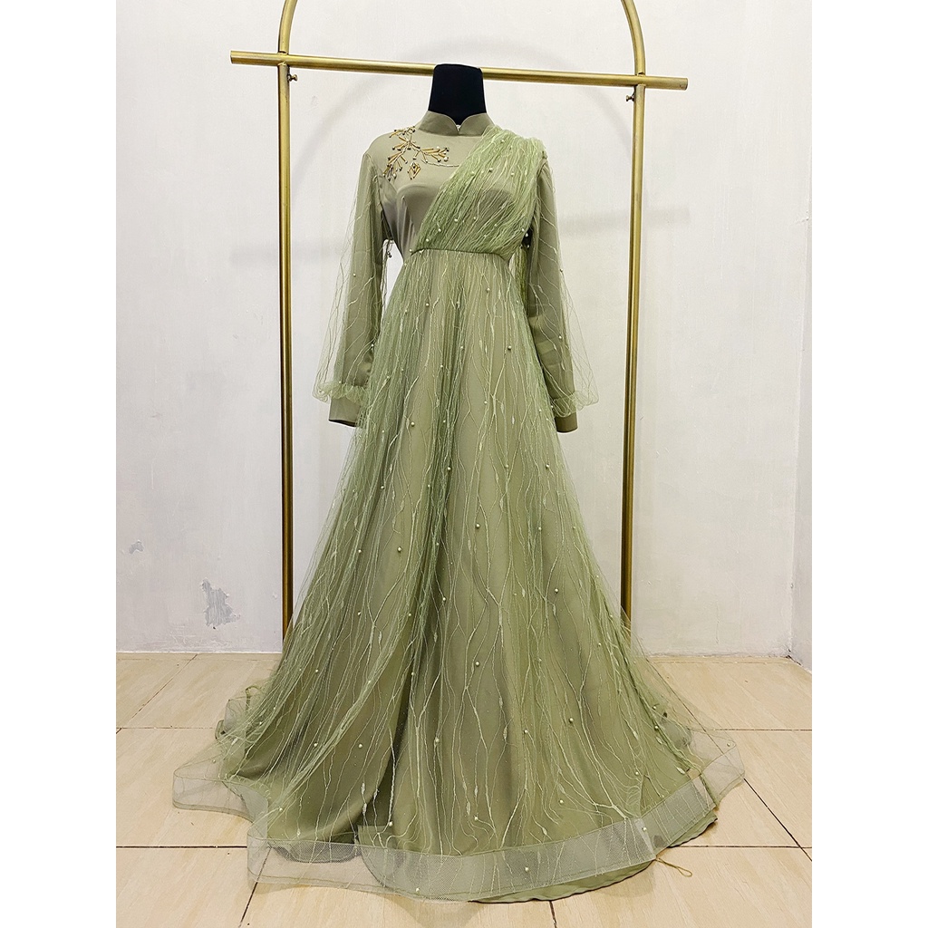 Humaira Dress | Gaun Pesta | Dress Kondangan | Dress Maternity | dress maternity hijab | gaun maternity