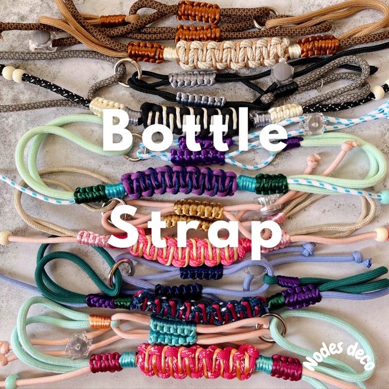 BOTTLE STRAP Paracord / Strap Tumblr / Strap Corkcicle by Nodes Deco