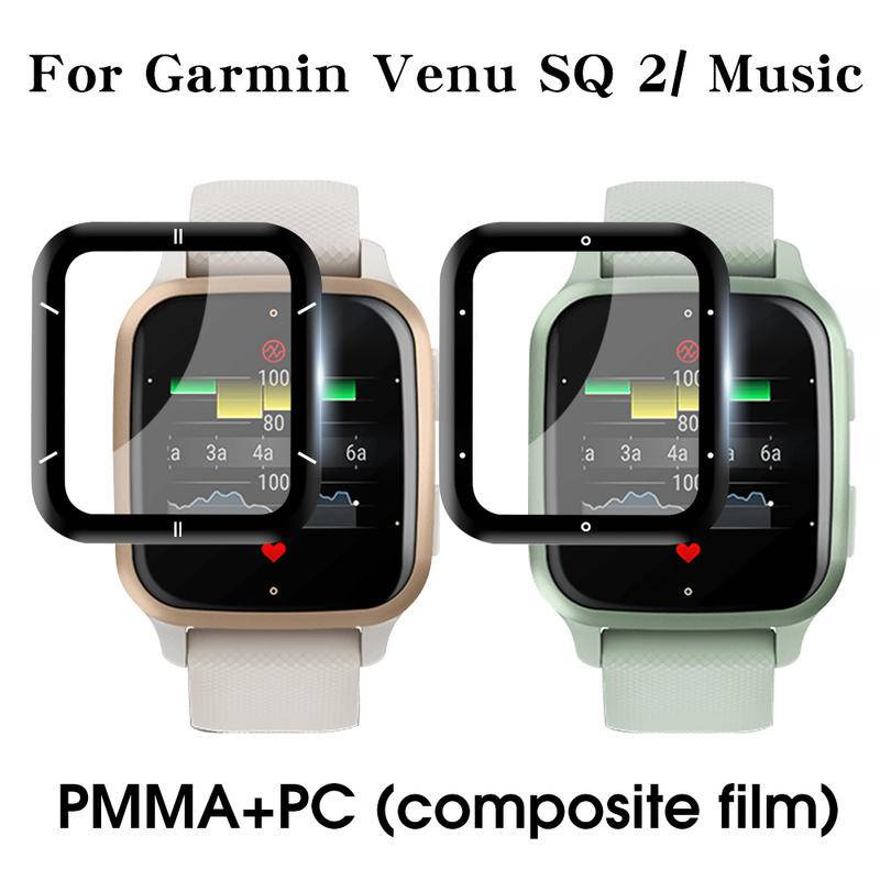 Lembut Film Pelindung Penjaga Untuk Garmin VENU 2S SQ SQ2 Music Smart Watch Screen Protector HD Film Perlindungan Untuk Garmin Vivoaktif4 4S 3musik