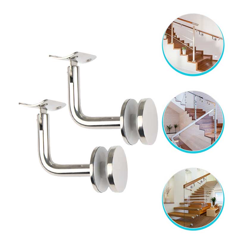 Bracket Handrail Stainless Tembok Adjustable Flexible 60x60 Mm Railing Tangga