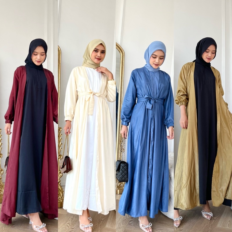 Jual ABAYA SHIMMER SILK | ABAYA ARAB | ABAYA TURKI | Shopee Indonesia