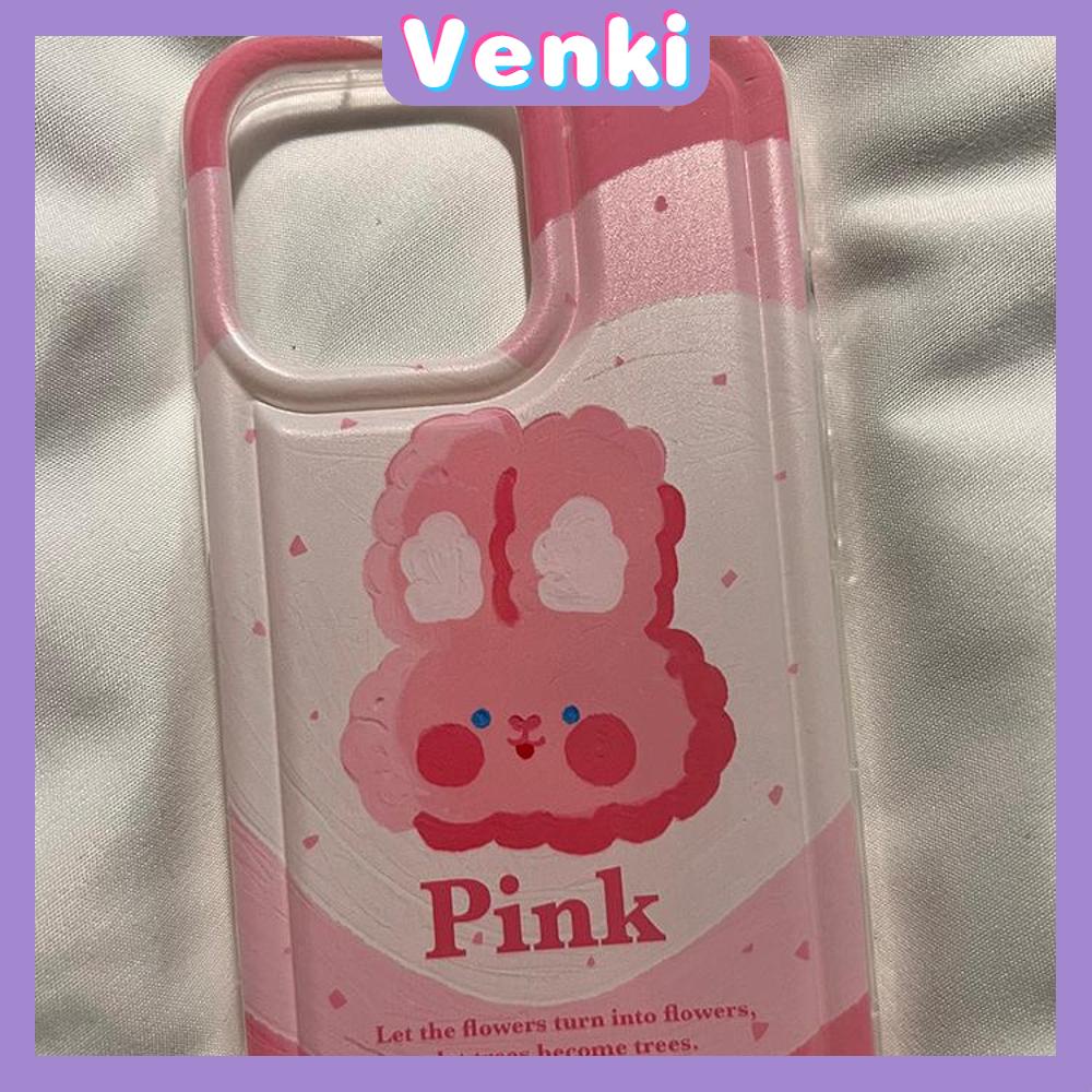 Case For iPhone 14 Pro Max TPU Soft Jelly Airbag Pink Case Cute Cartoon Rabbit Camera Protection Shockproof For iPhone 14 13 12 11 Plus Pro Max 7 Plus X XR