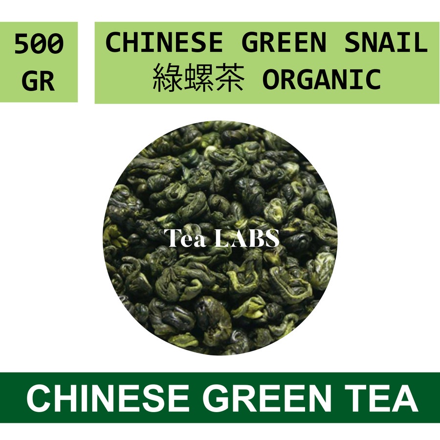 

Teh Hijau Chinese Green Tea Organik / Premium Green Snail Tea 500 GRAM