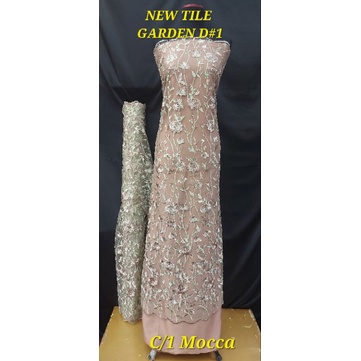 NEW TULLE GARDEN D#1 *HARGA 1METER