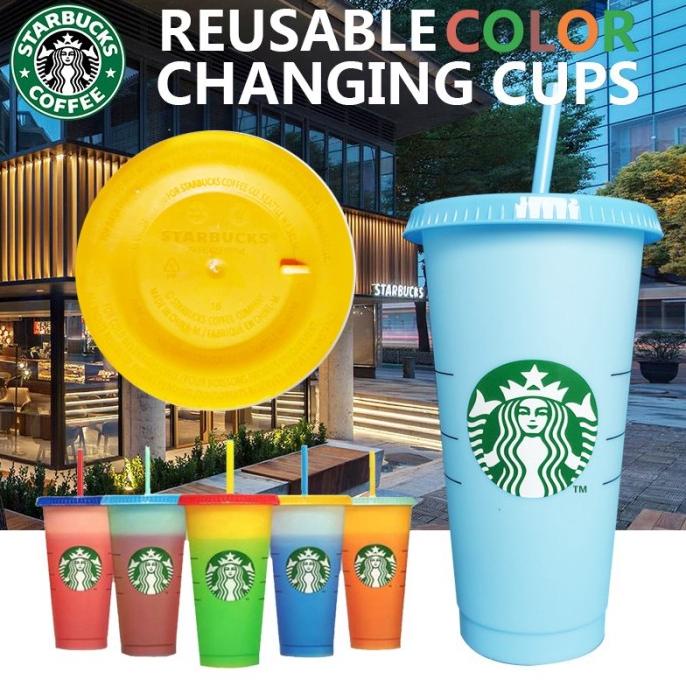 Jual ORIGINAL TUMBLER STARBUCKS COLOR CHANGING CUPS BERUBAH WARNA