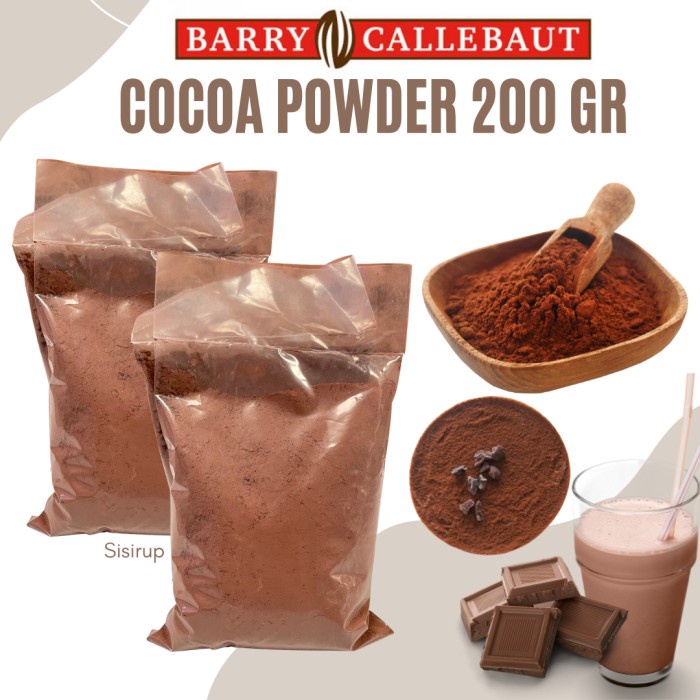 

COKLAT-BUBUK- 200 GR COCOA POWDER 200 GR / BARRY CALLEBAUT / COKLAT BUBUK -BUBUK-COKLAT
