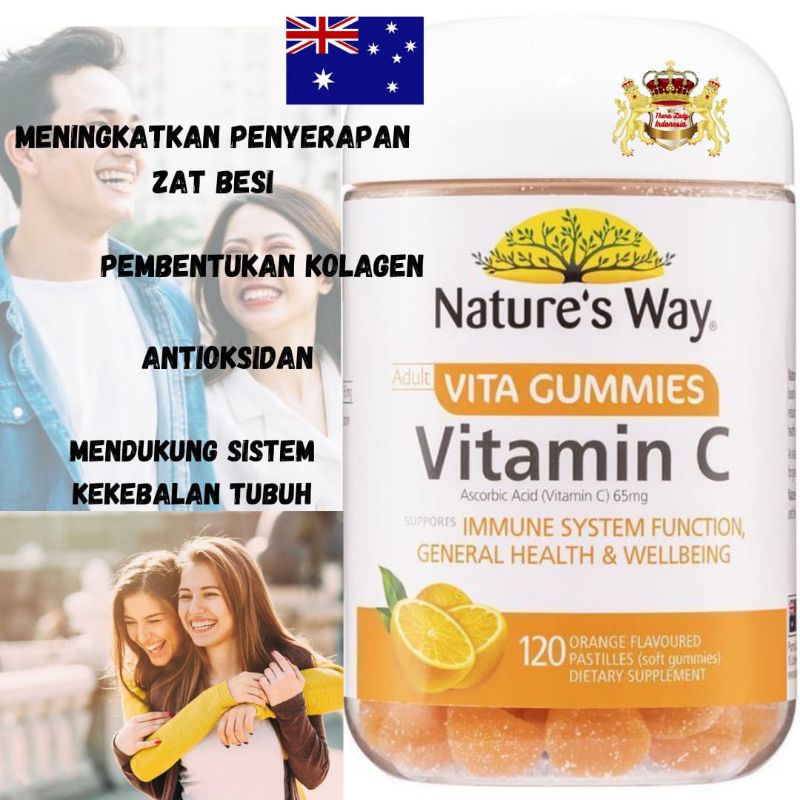 nature's way adult vita gummies vitamin c 120 gummies