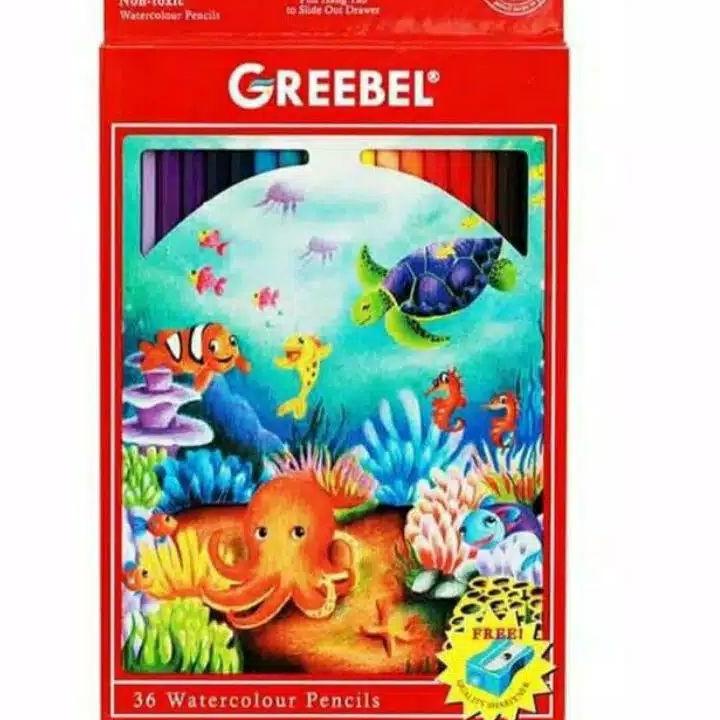 

ダ Pensil Warna Greebel Water Color 36 Warna Recomend!!