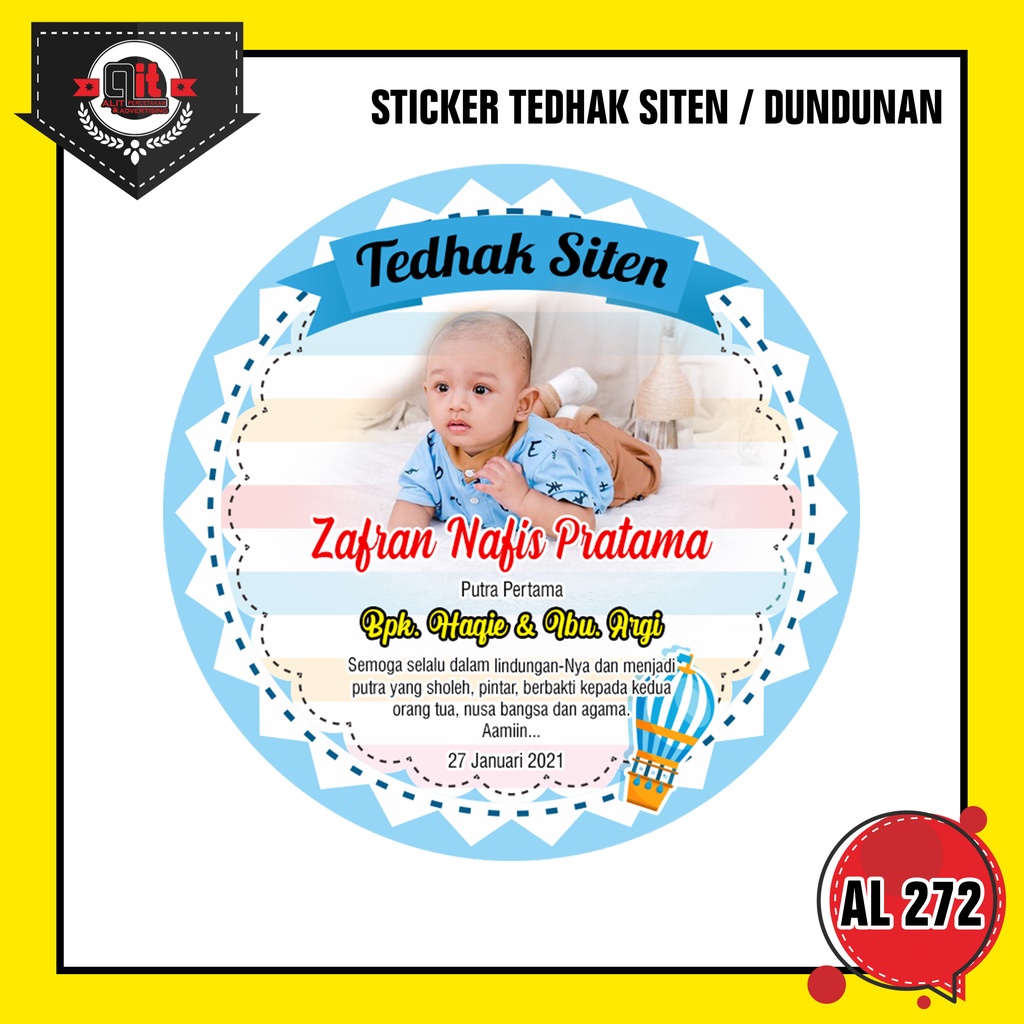 

sticker tedhak siten/ turun tanah