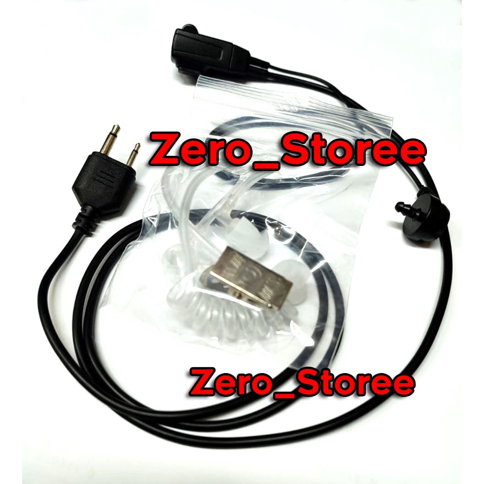 Earmic 2N Handsfree Alinco Headset lurus atas handsfree HT v80 v8 v86 DJ195 alinco DJ195 DJ 195 196 Icom ic-2n