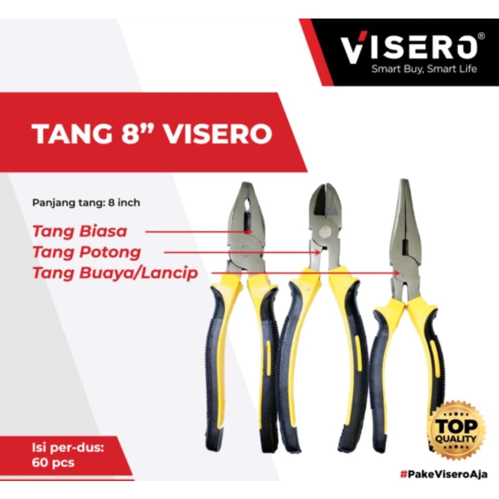 Tang Kabel Visero 8&quot; / Tang Visero 8&quot;