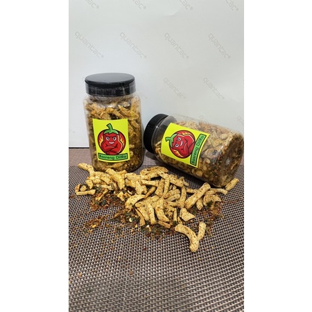 

Basreng dilra pedas sedang 100gr botol