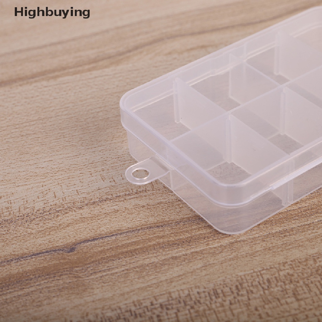 Hbid 8kisi Kotak Penyimpanan Adjustable Untuk Perhiasan Kecil Kotak Perkakas Manik-Manik Organizer Case Glory
