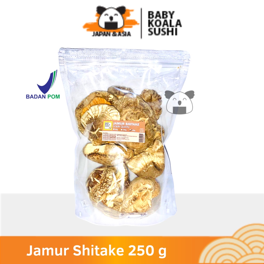 JAMUR SHITAKE KERING Hioko Mushroom 250 g │ XiangGu Import