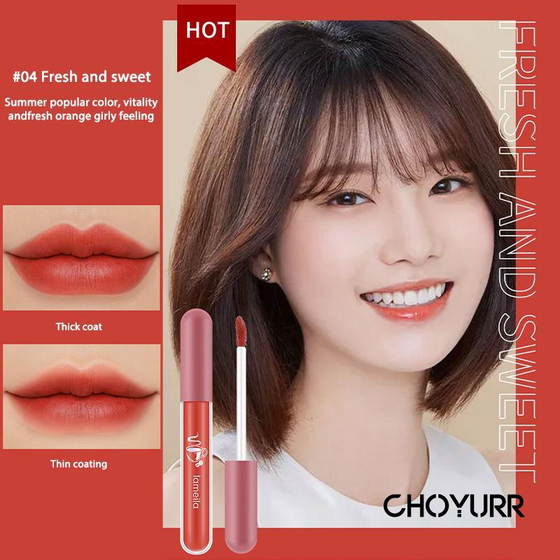 【COD】Lip Glaze Lipstik Cair Lip Gloss Pelembab Silky Misty Matte Lipstick Anti Air Lipstick Velpet Lip Gloss -CH