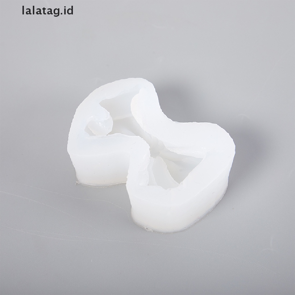 [lalatag] Diy Cetakan Kue Gula Bentuk 3D tie silica gel Mold Cetakan Coklat [ID]