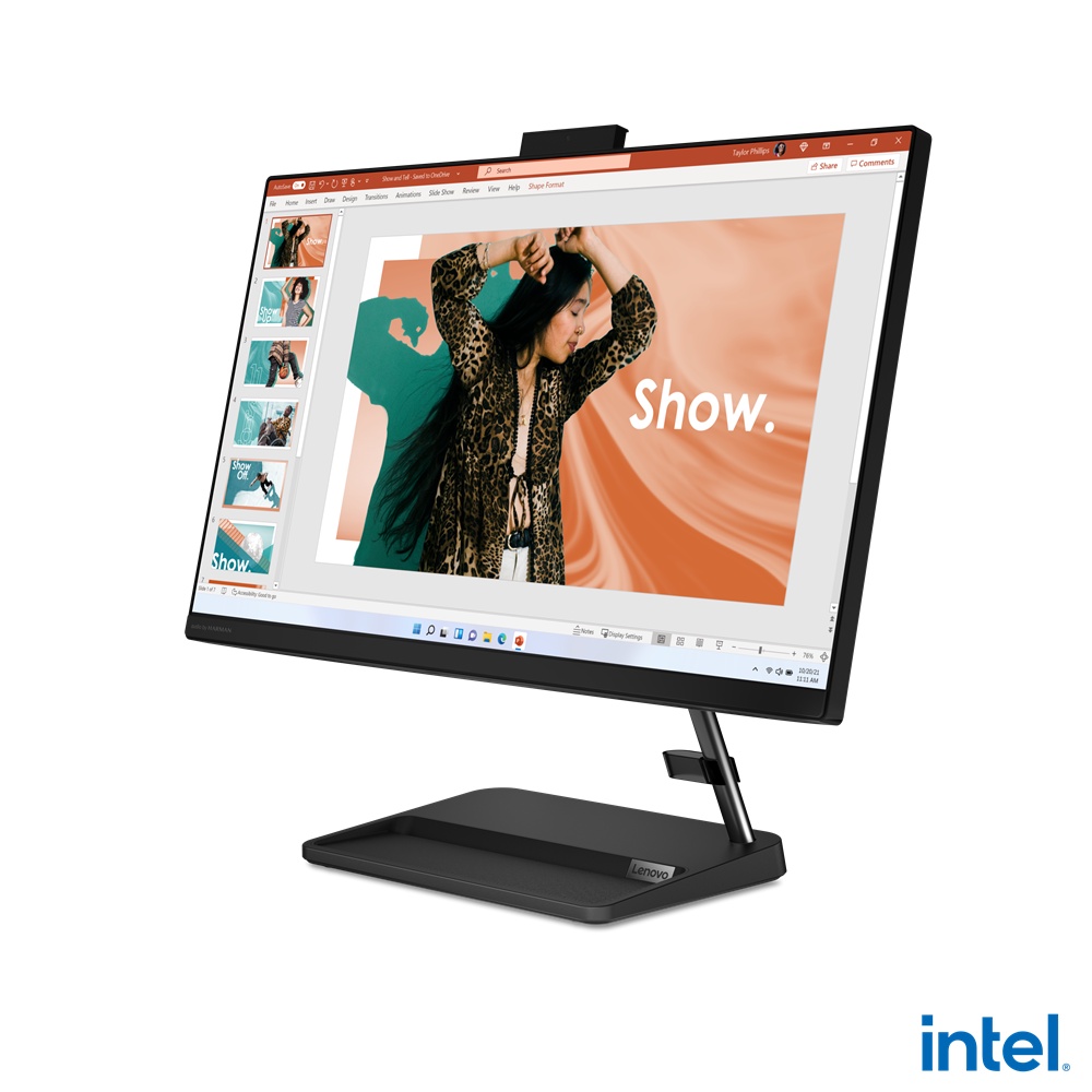 PC AIO LENOVO IC 3 24IAP7-CYID I5-1240P 8GB 512GB MX550 W11+OHS 23.8&quot;