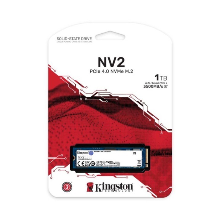 KINGSTON SSD 1TB NV2 PCIe M.2 2280 NVMe SNV2S 1000G 1 TB RESMI