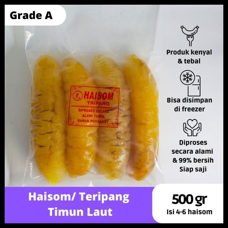 

TERIPANG HAISOM GOSOK 500GR BANGKA BELITUNG SIAP MASAK HOISEM HAI SOM KODE 68