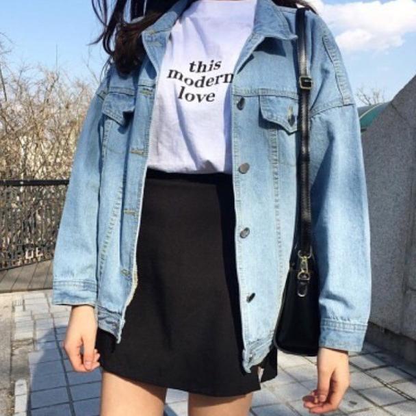 MQ.27Ja23ᴺ ◦ PROMO Jaket Oversize Cewek BoyFriend