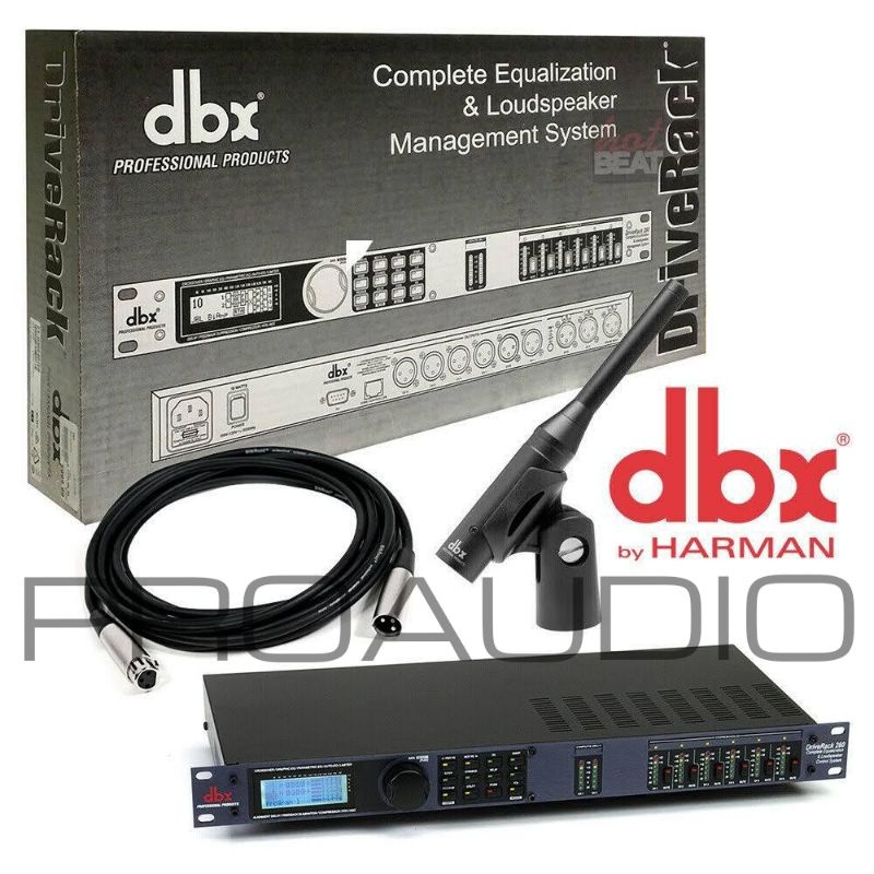 Management DBX Drive Rack 260 Grade A + Trafo  - Non Switching Top