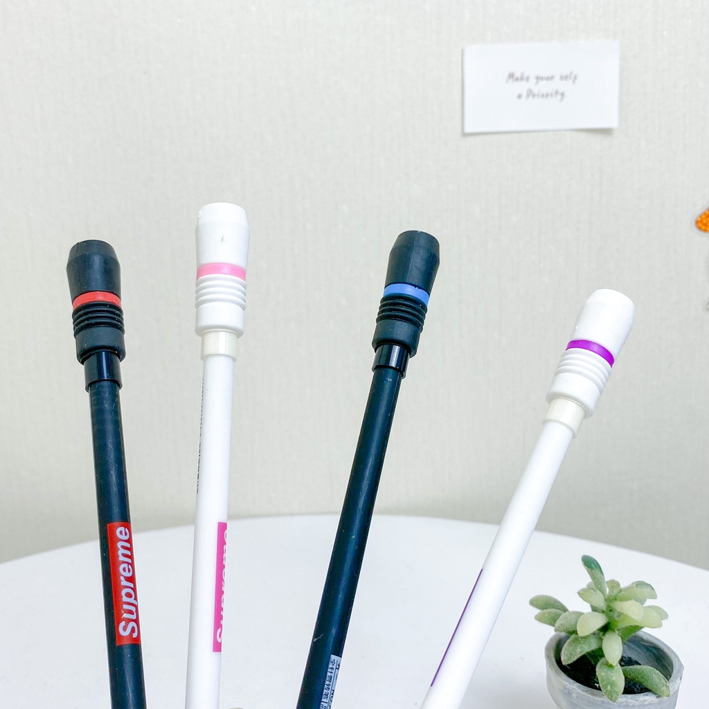 

TERMURAH!!! PEN PUTAR TONGKAT SUPREME / PULPEN TONGKAT PUTAR MAGNET SUPREME TERSEDIA 4 WARNA DENGAN TINTA WARNA HITAM LIMITED EDITION!