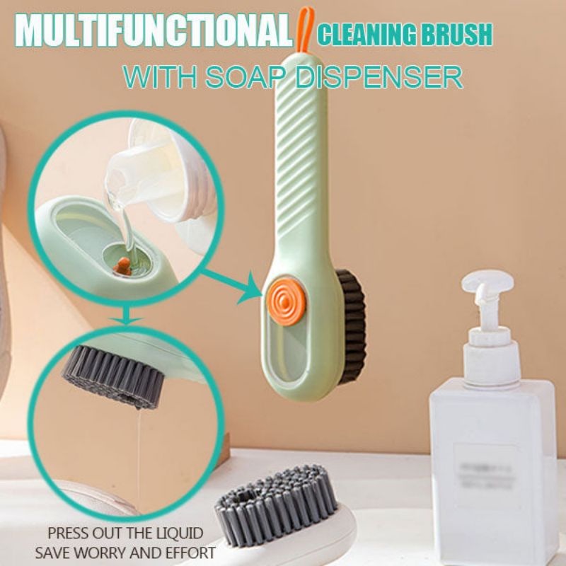 Sikat Baju Lantai Dispenser Serbaguna Cleaning Brush With Liquid