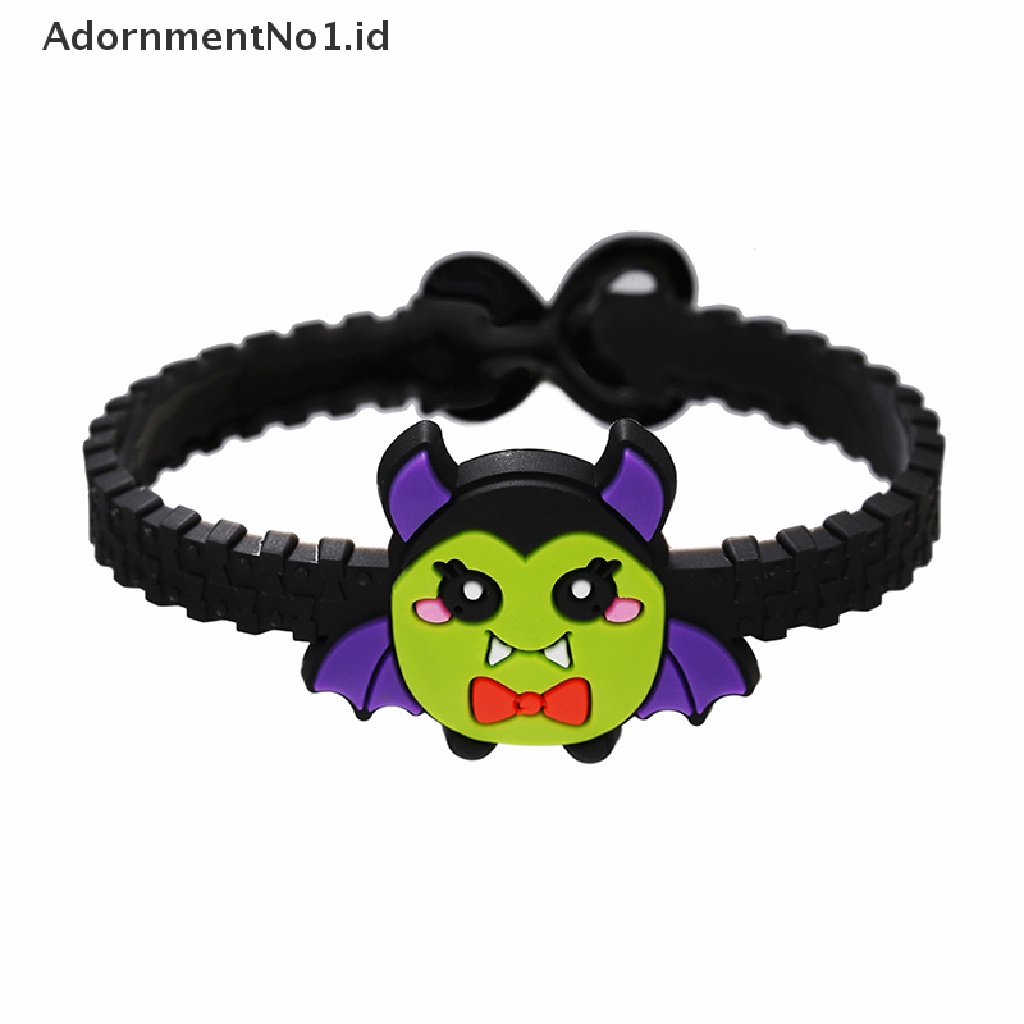 [AdornmentNo1] The Nightmare Before Christmas Gelang Silikon Olahraga Gelang Karet Bangles [ID]